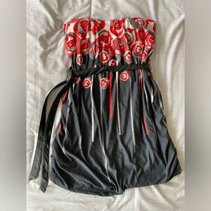 Poetry Strapless Dress w/ Belt